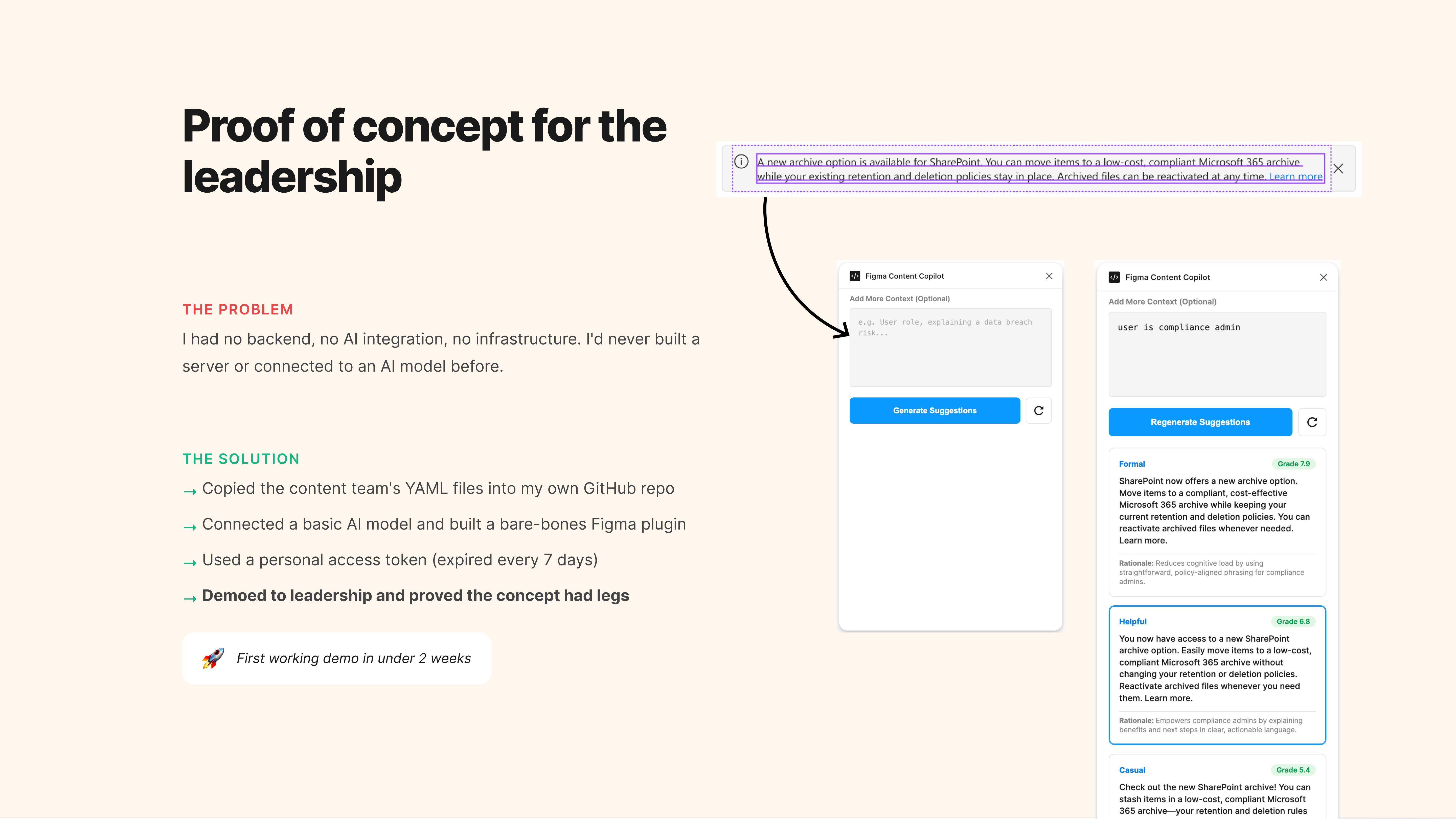 AI Powered Figma Content Review Plugin, slide 8