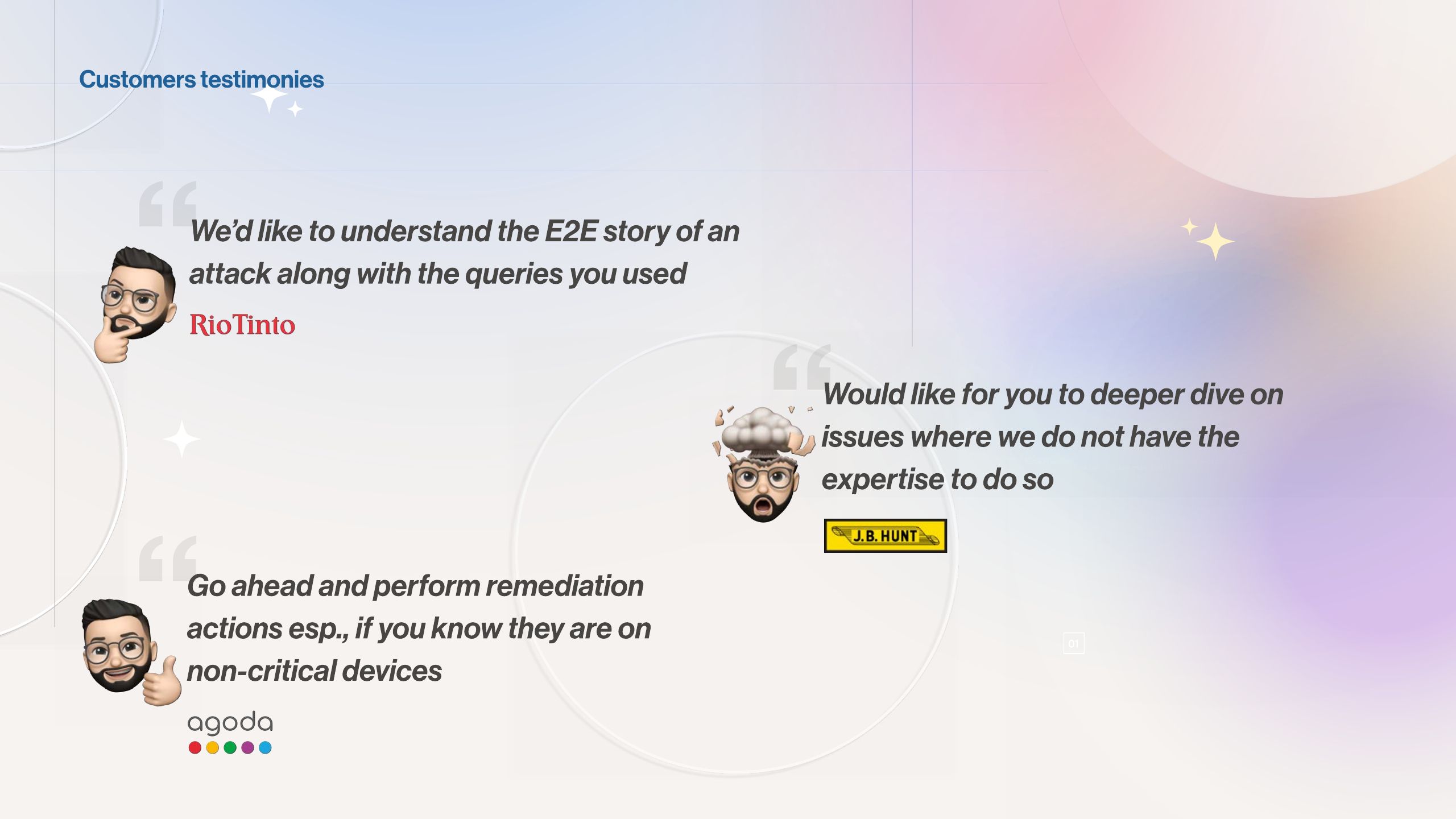 Guided Response - Part A · Analyst experience, slide 6