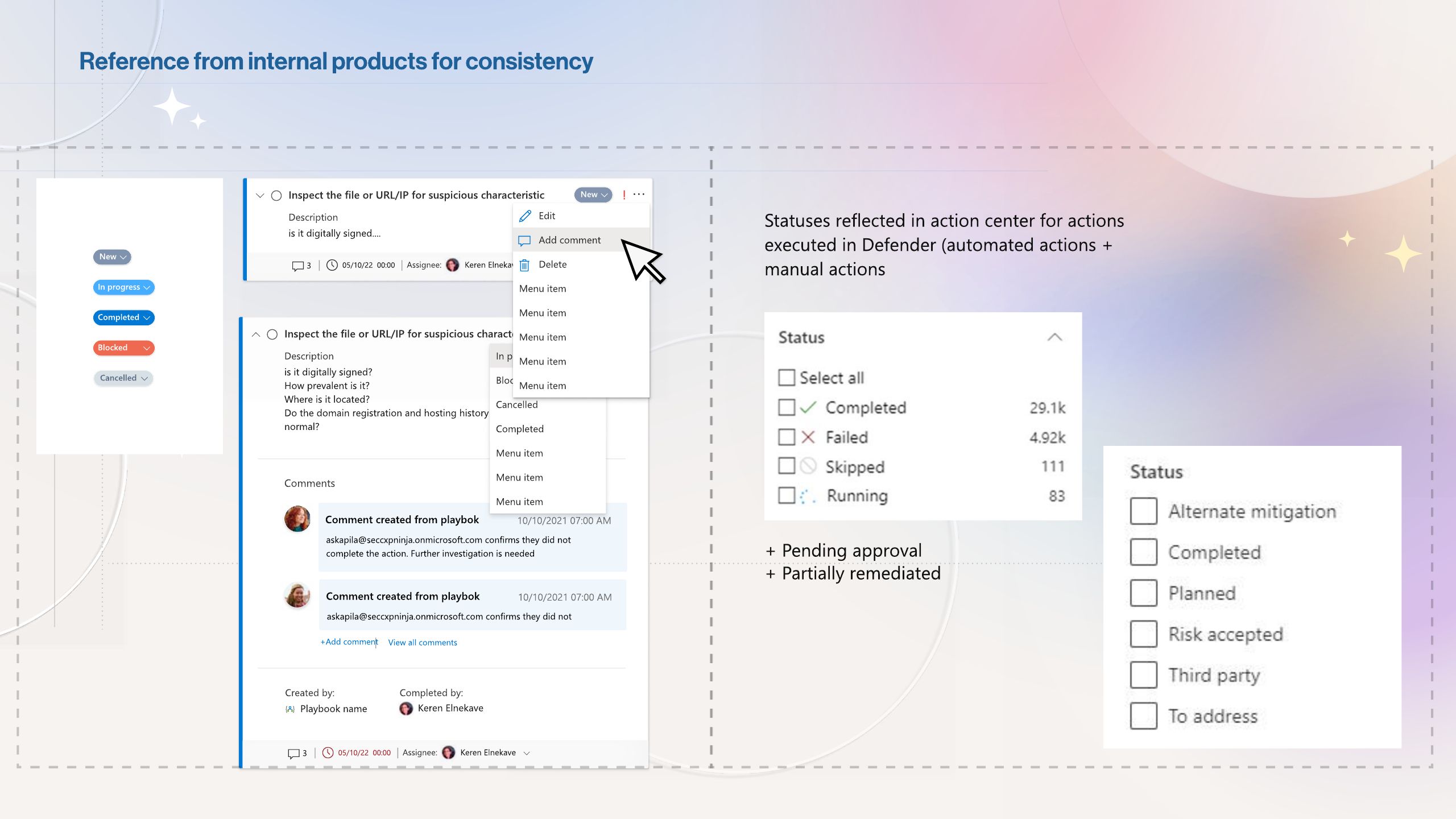 Guided Response - Part A · Analyst experience, slide 11