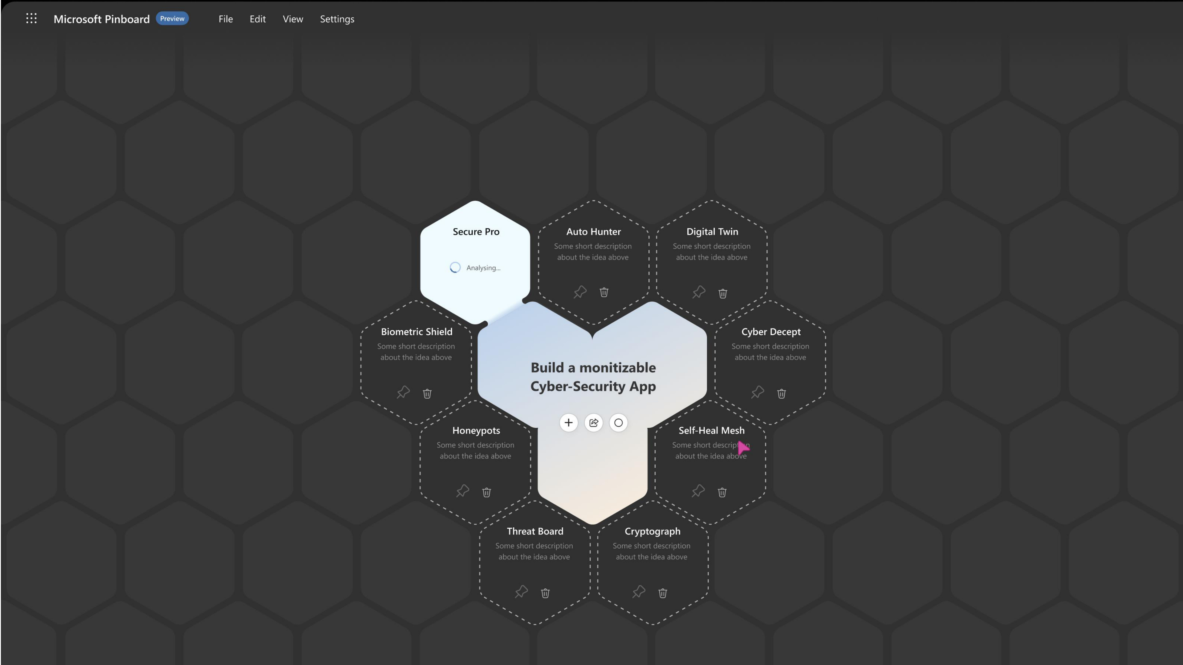 Pinboard driven by Swarm of AI agents, slide 16