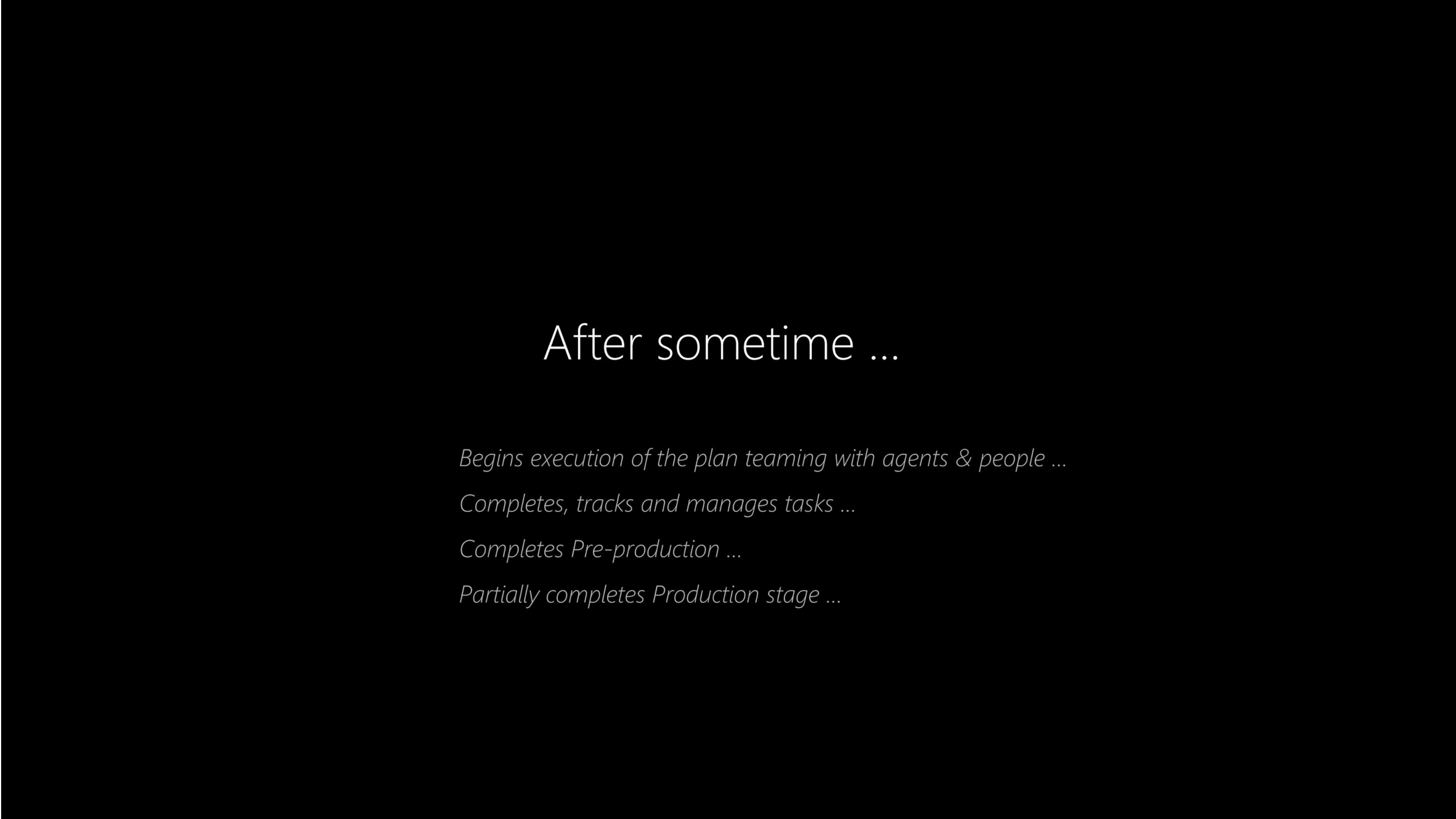 Pinboard driven by Swarm of AI agents, slide 25