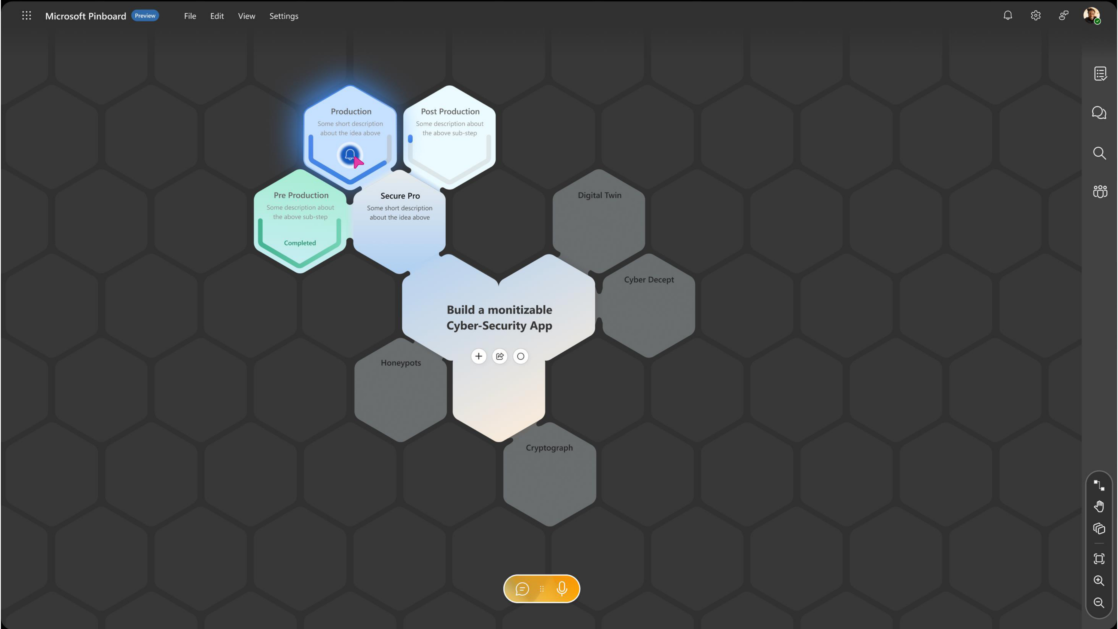 Pinboard driven by Swarm of AI agents, slide 27