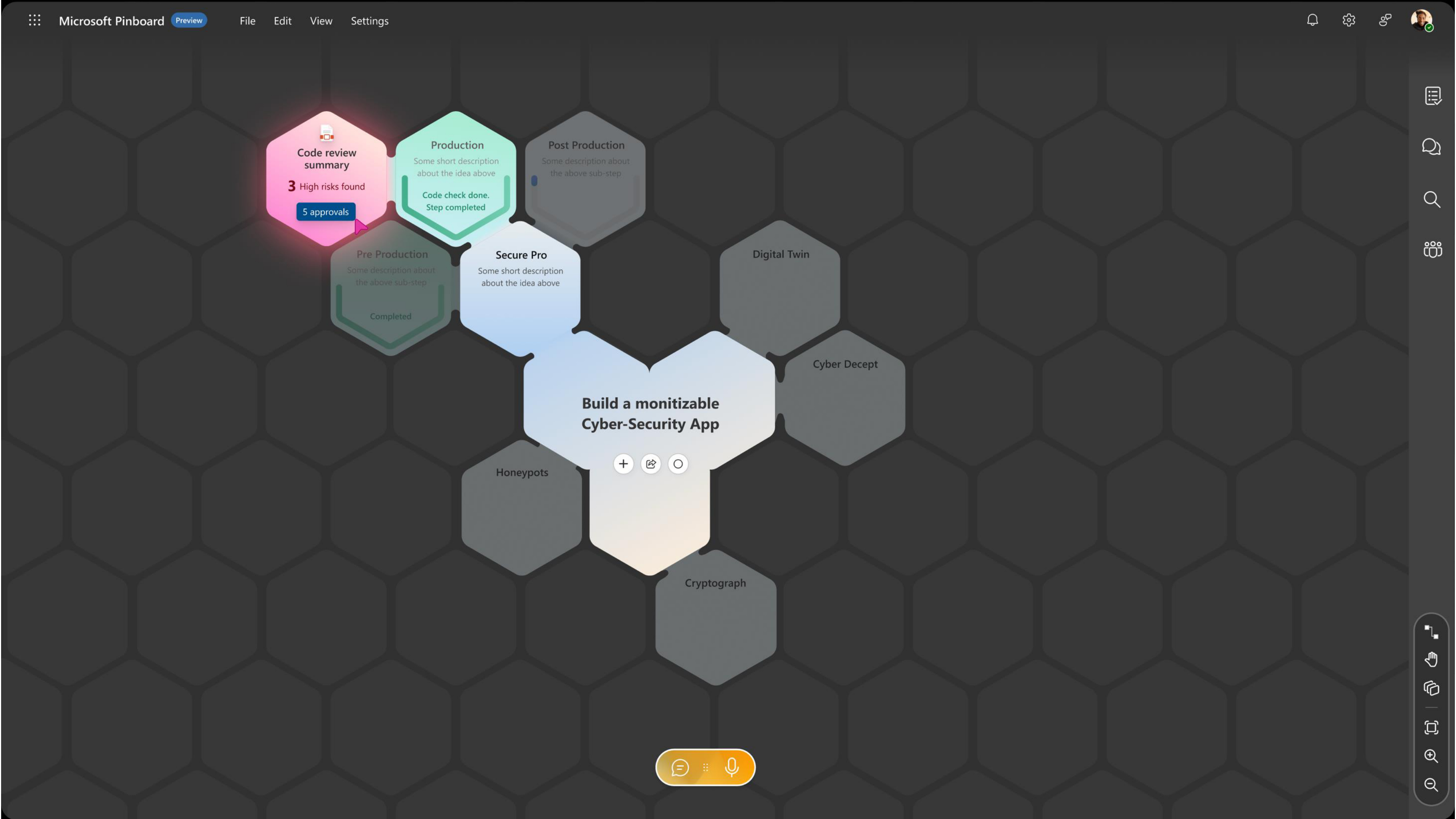 Pinboard driven by Swarm of AI agents, slide 31
